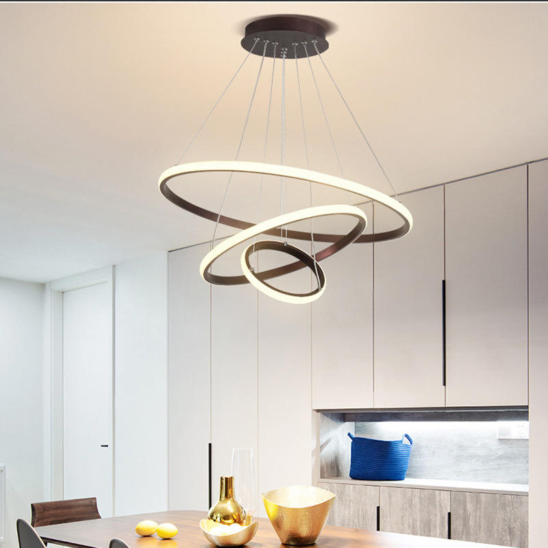 Moderne Plafondlamp Met 3 Dimbare Lichtstanden En Elegant Ringdesign