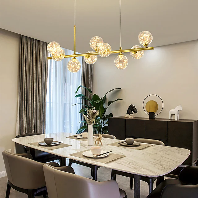 Luxe Hanglamp Voor Boven De Eettafel | Modern Design in Glas & Metaal