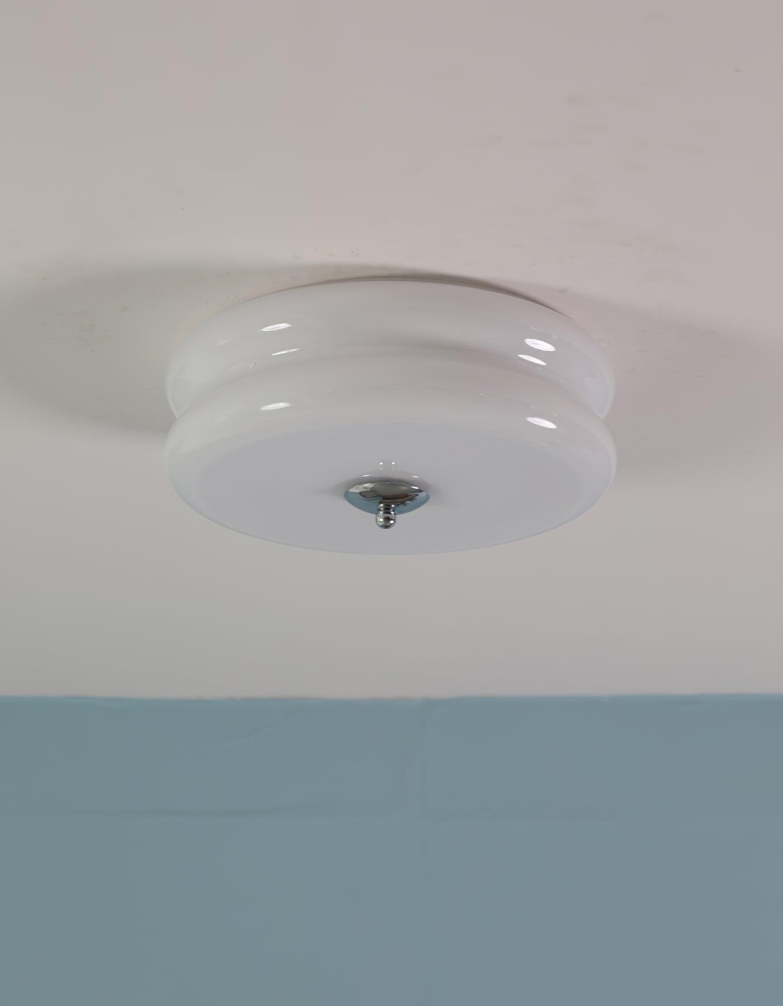 Art Deco Vintage Plafondlamp met Geïntegreerde LED – Retro Design voor Woonkamer, Eetkamer & Hal