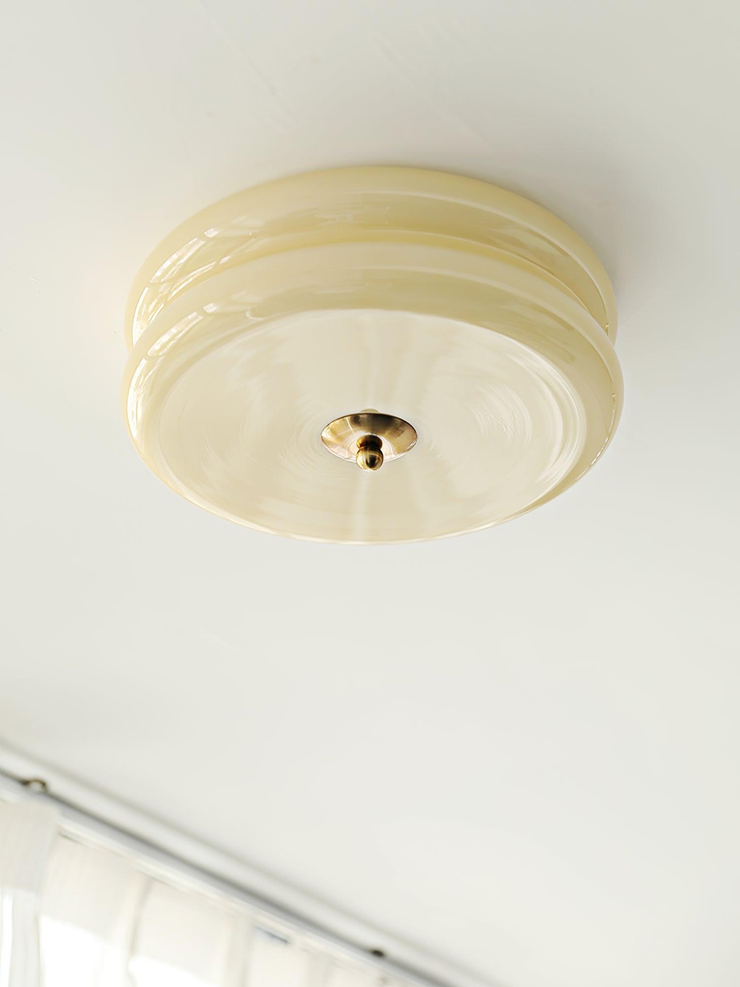 Art Deco Vintage Plafondlamp met Geïntegreerde LED – Retro Design voor Woonkamer, Eetkamer & Hal