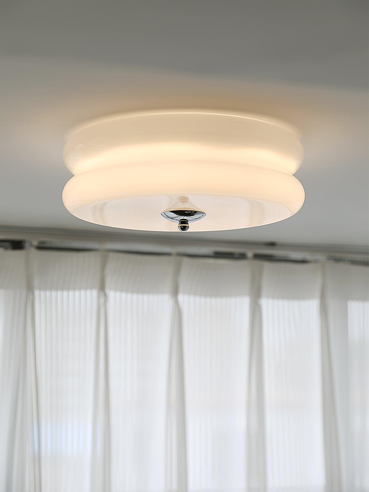 Art Deco Vintage Plafondlamp met Geïntegreerde LED – Retro Design voor Woonkamer, Eetkamer & Hal