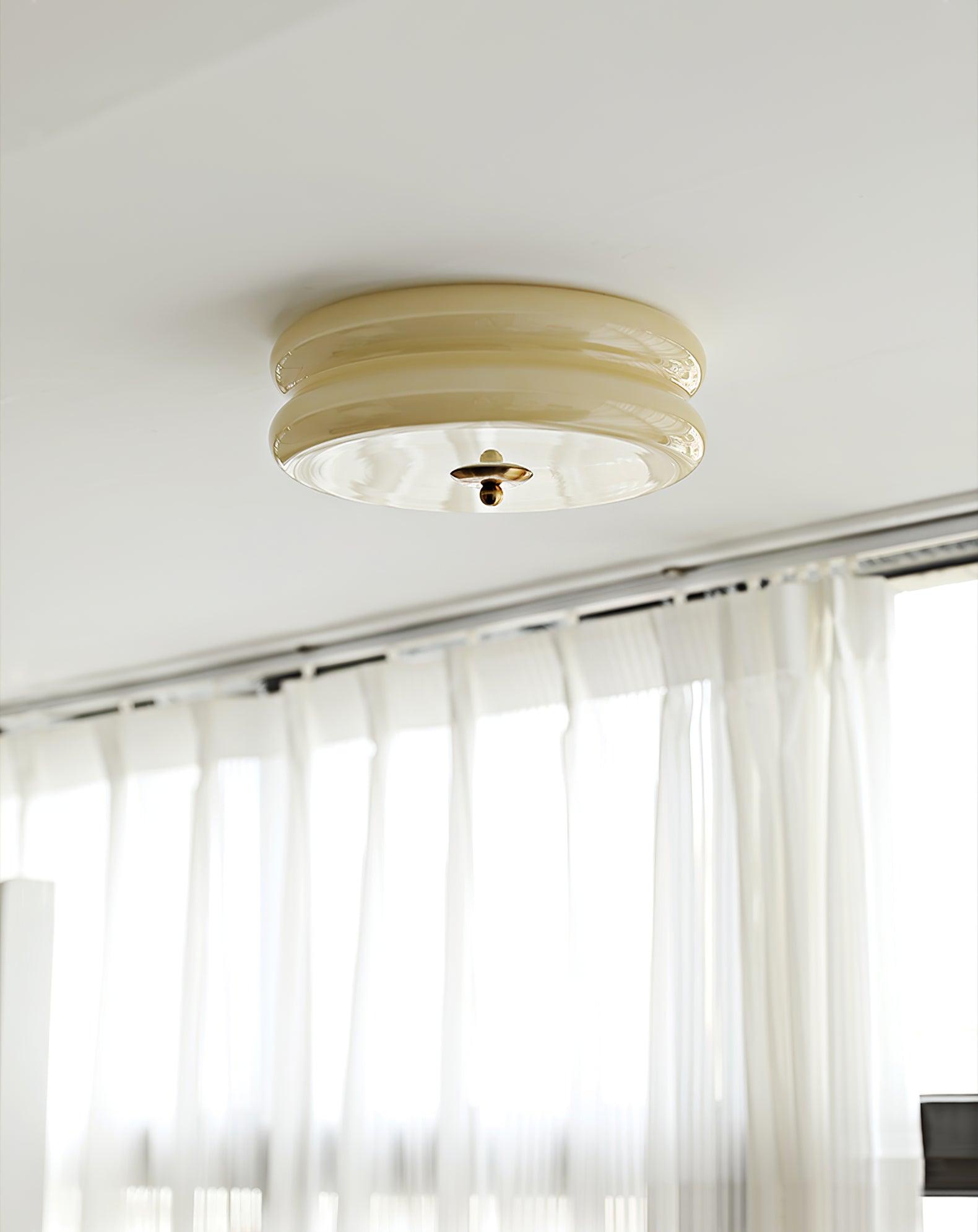Art Deco Vintage Plafondlamp met Geïntegreerde LED – Retro Design voor Woonkamer, Eetkamer & Hal