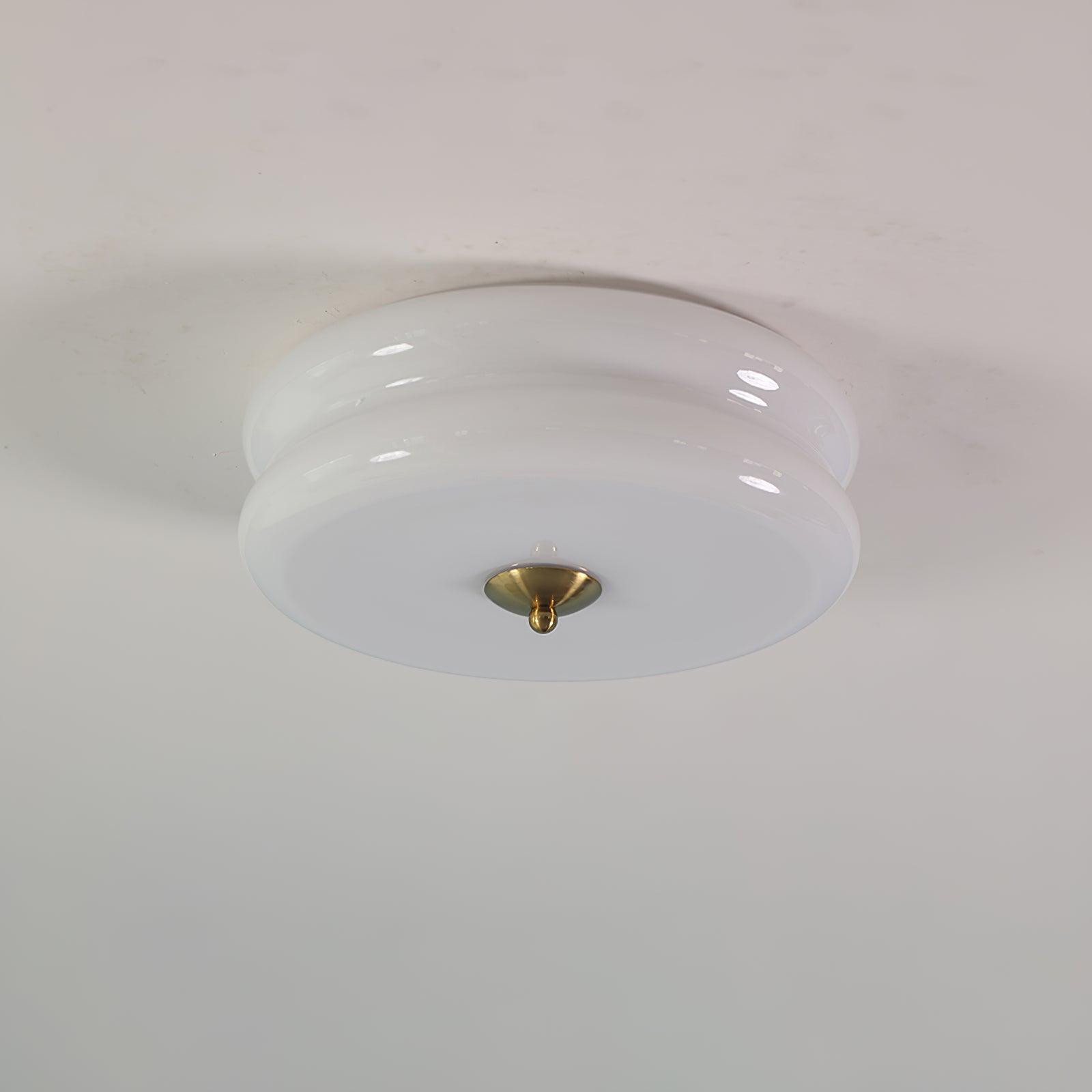 Art Deco Vintage Plafondlamp met Geïntegreerde LED – Retro Design voor Woonkamer, Eetkamer & Hal