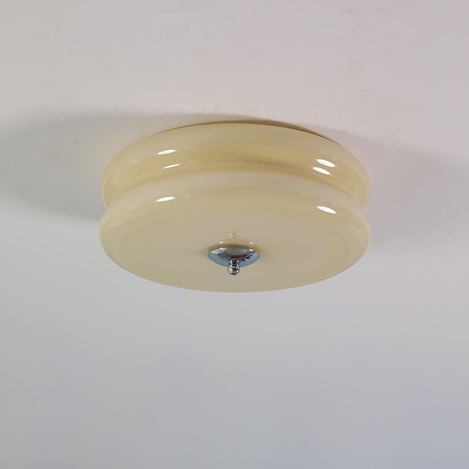 Art Deco Vintage Plafondlamp met Geïntegreerde LED – Retro Design voor Woonkamer, Eetkamer & Hal
