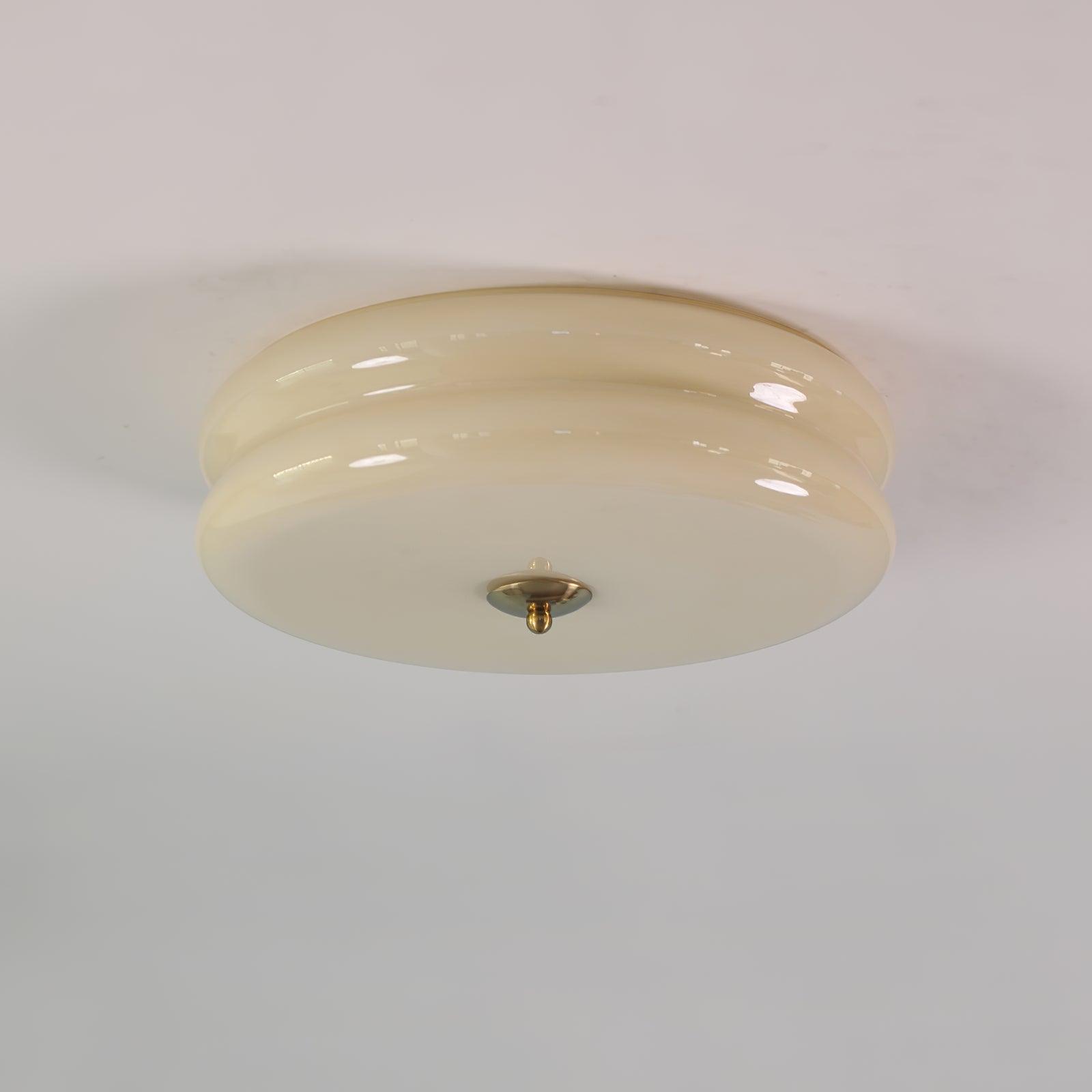 Art Deco Vintage Plafondlamp met Geïntegreerde LED – Retro Design voor Woonkamer, Eetkamer & Hal
