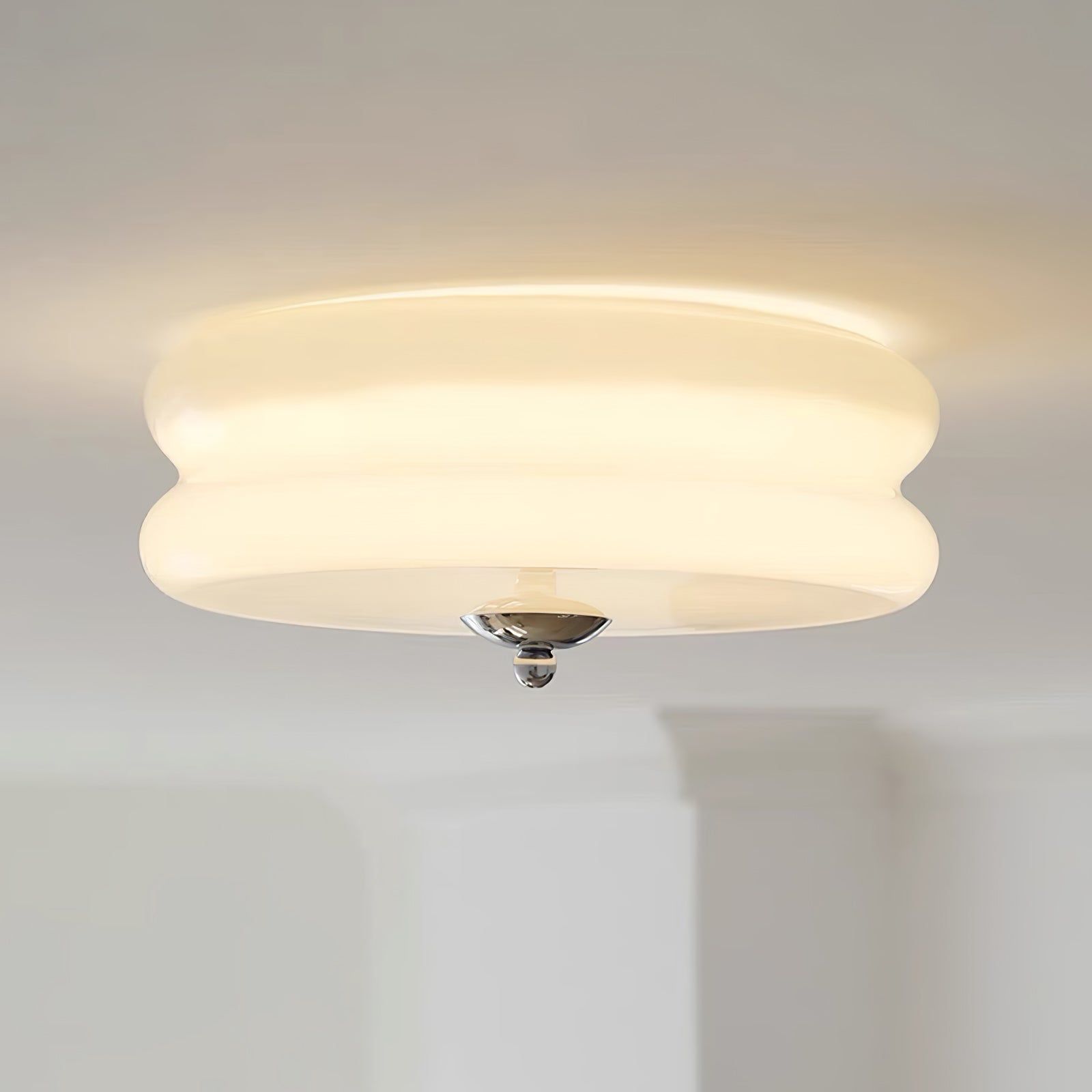 Art Deco Vintage Plafondlamp met Geïntegreerde LED – Retro Design voor Woonkamer, Eetkamer & Hal