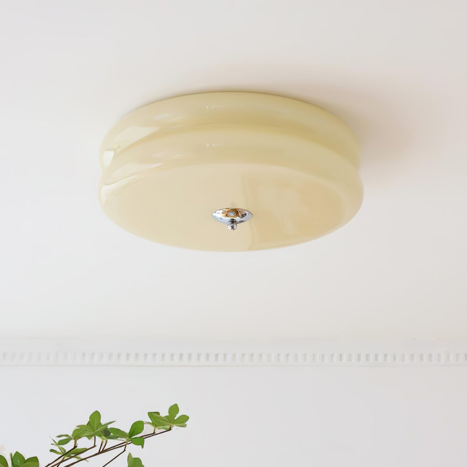 Art Deco Vintage Plafondlamp met Geïntegreerde LED – Retro Design voor Woonkamer, Eetkamer & Hal