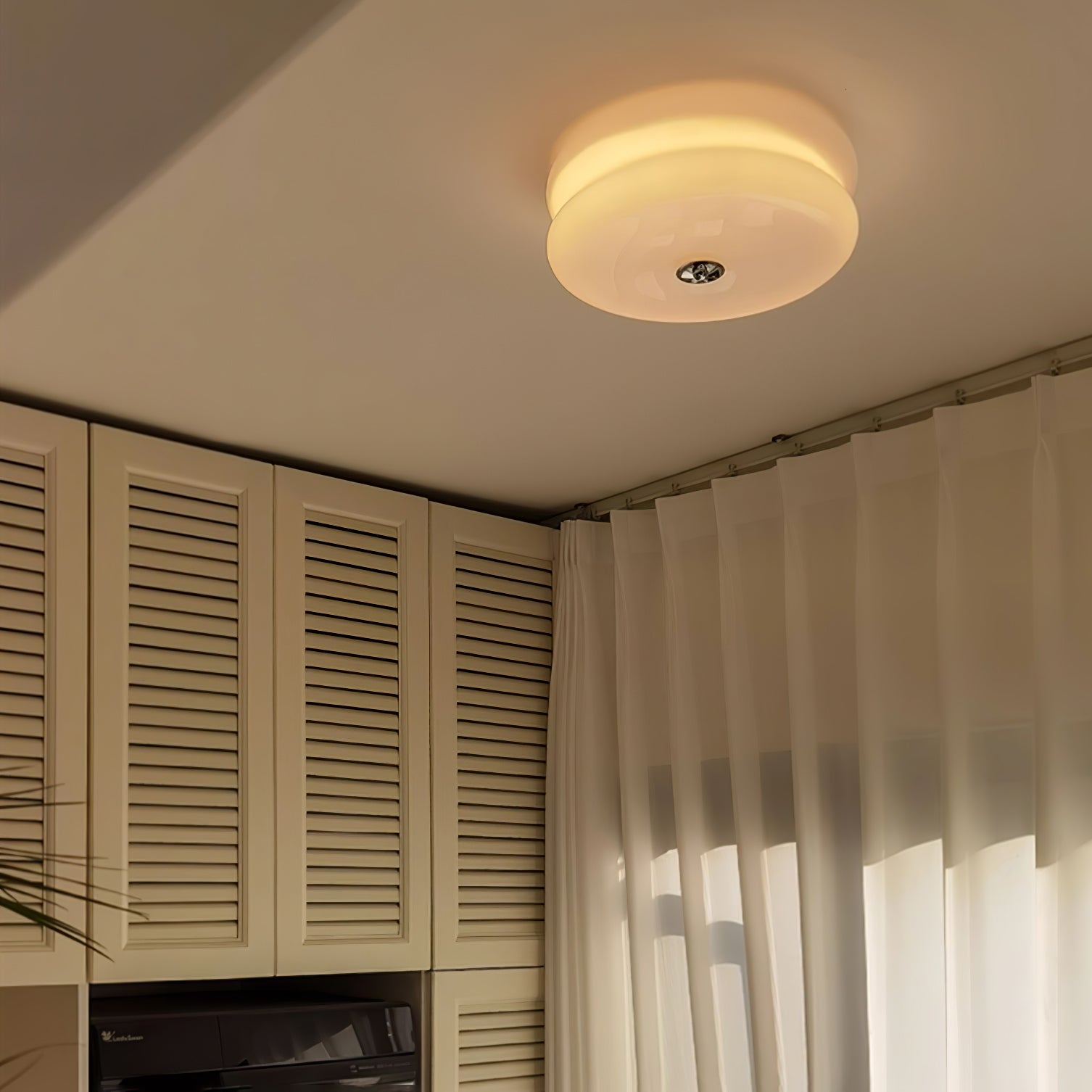 Art Deco Vintage Plafondlamp met Geïntegreerde LED – Retro Design voor Woonkamer, Eetkamer & Hal