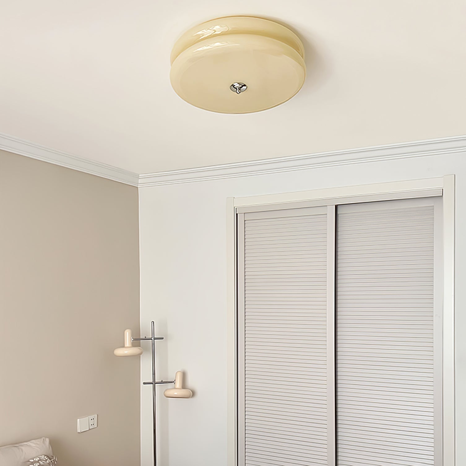 Art Deco Vintage Plafondlamp met Geïntegreerde LED – Retro Design voor Woonkamer, Eetkamer & Hal