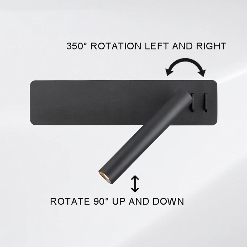 LED Bedlamp – Draaibare Wandlamp Voor Flexibele En Gerichte Verlichting