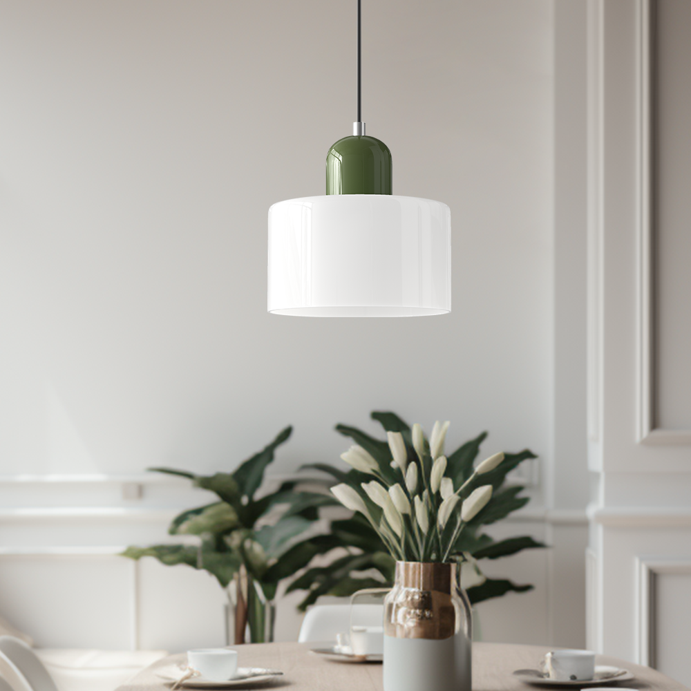 Creatieve Glazen Hanglamp – Modern Bauhaus Design – E27 Fitting – Verstelbare Hoogte