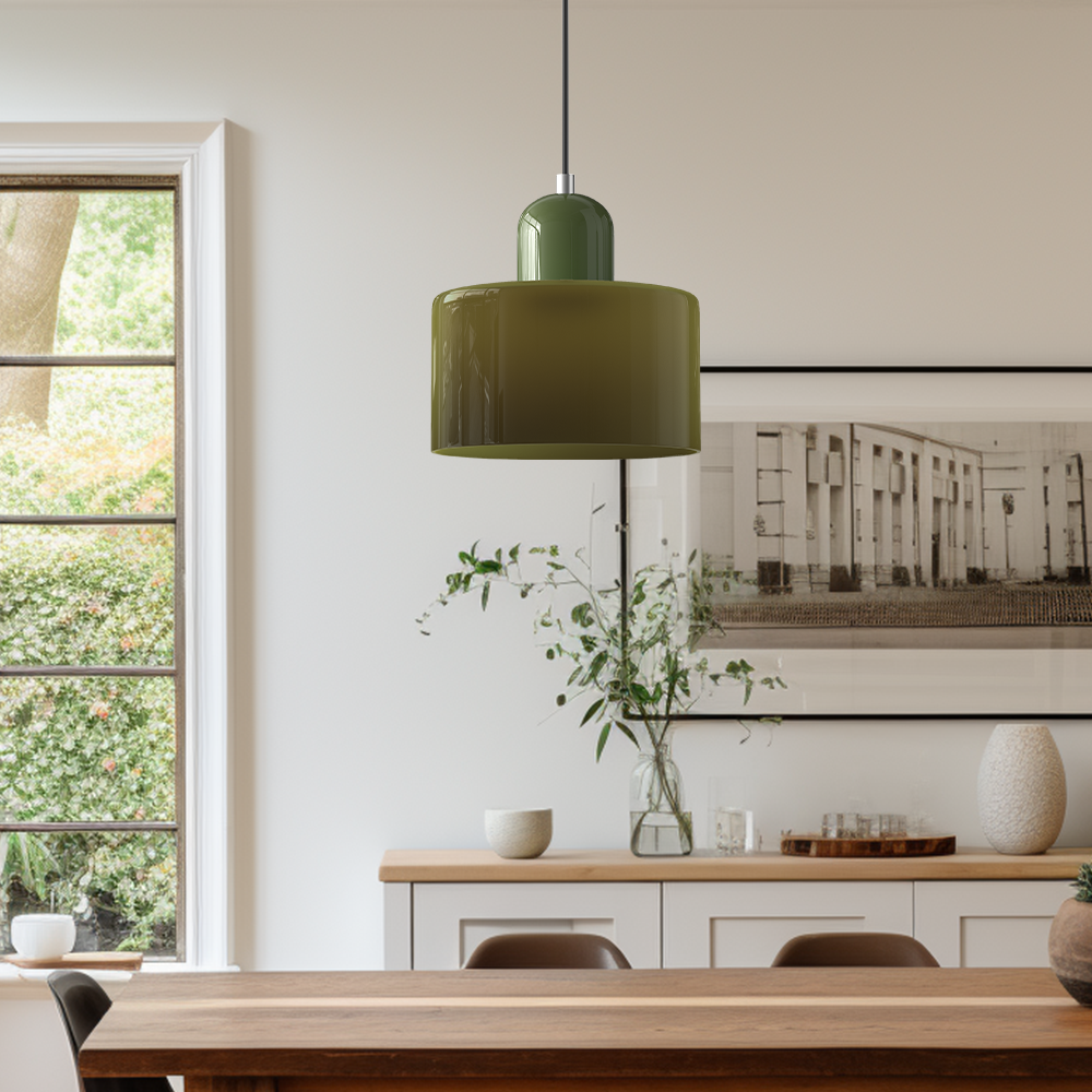 Creatieve Glazen Hanglamp – Modern Bauhaus Design – E27 Fitting – Verstelbare Hoogte