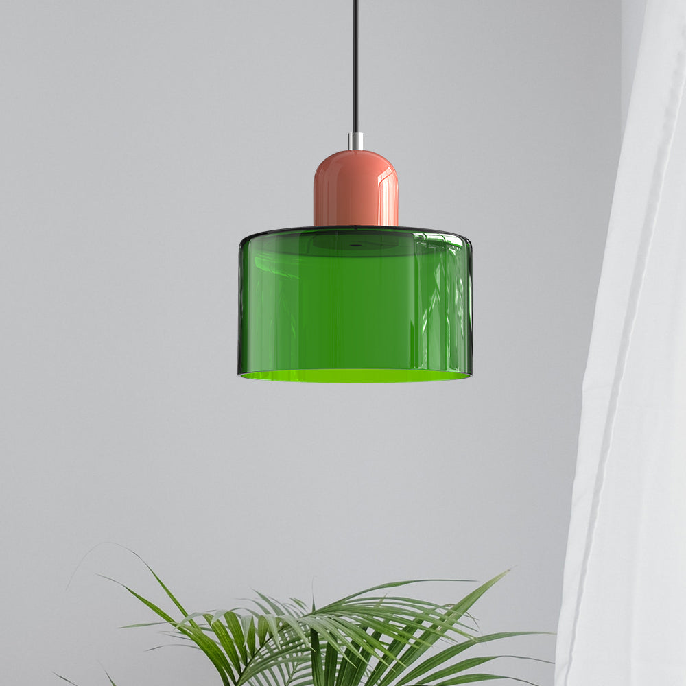 Creatieve Glazen Hanglamp – Modern Bauhaus Design – E27 Fitting – Verstelbare Hoogte
