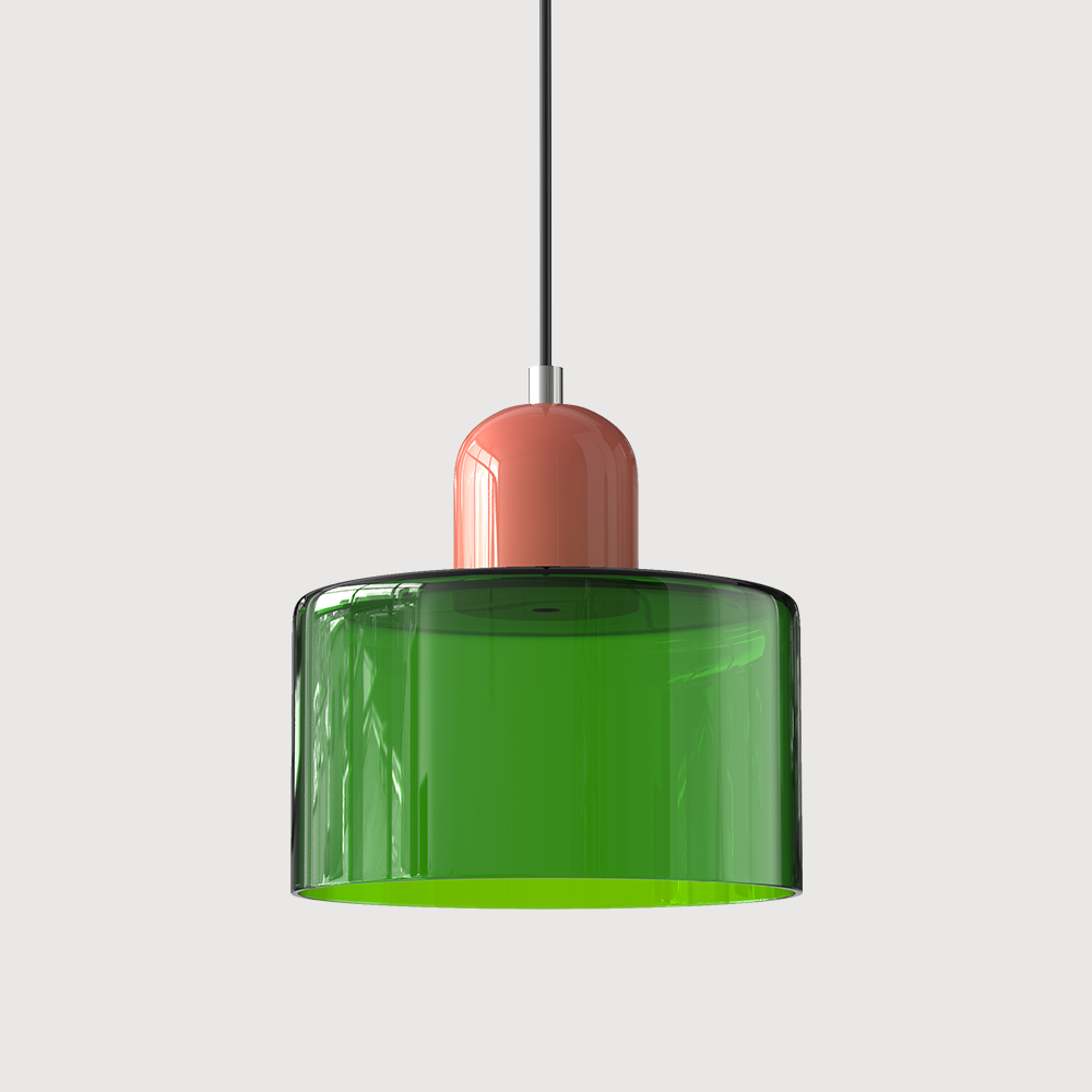 Creatieve Glazen Hanglamp – Modern Bauhaus Design – E27 Fitting – Verstelbare Hoogte