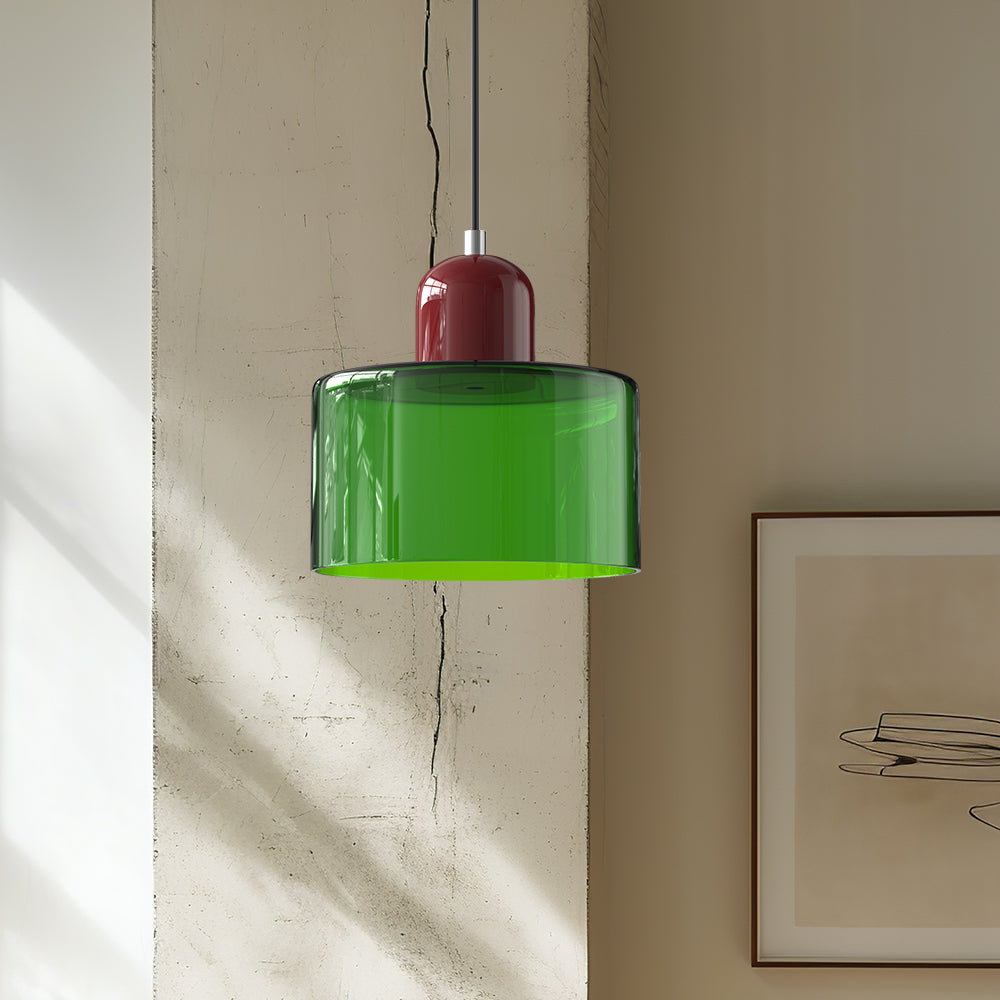 Creatieve Glazen Hanglamp – Modern Bauhaus Design – E27 Fitting – Verstelbare Hoogte