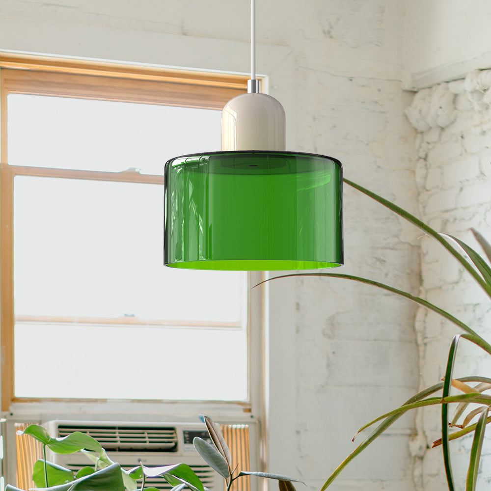 Creatieve Glazen Hanglamp – Modern Bauhaus Design – E27 Fitting – Verstelbare Hoogte