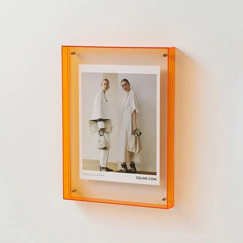 COLORFRAME – Kleurrijke Transparante Acryl Fotolijst Voor Levendige Herinneringen & Modern Interieur