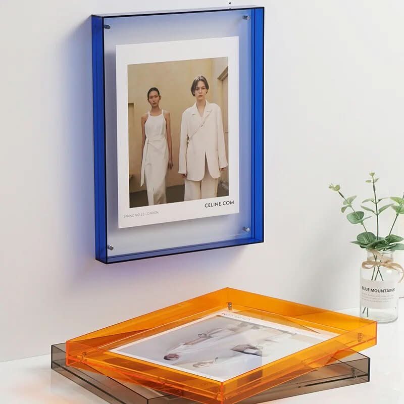 COLORFRAME – Kleurrijke Transparante Acryl Fotolijst Voor Levendige Herinneringen & Modern Interieur