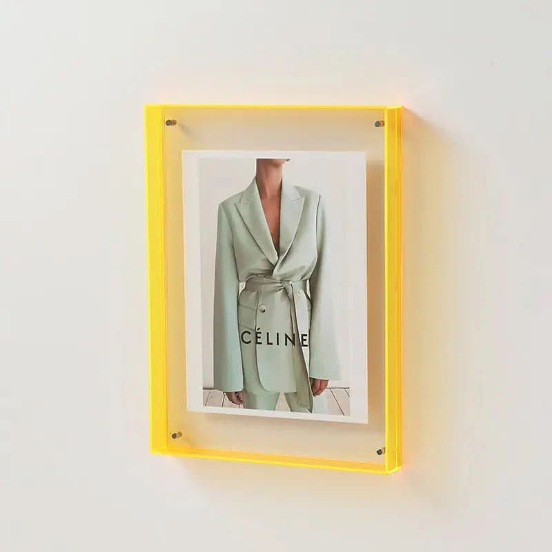 COLORFRAME – Kleurrijke Transparante Acryl Fotolijst Voor Levendige Herinneringen & Modern Interieur
