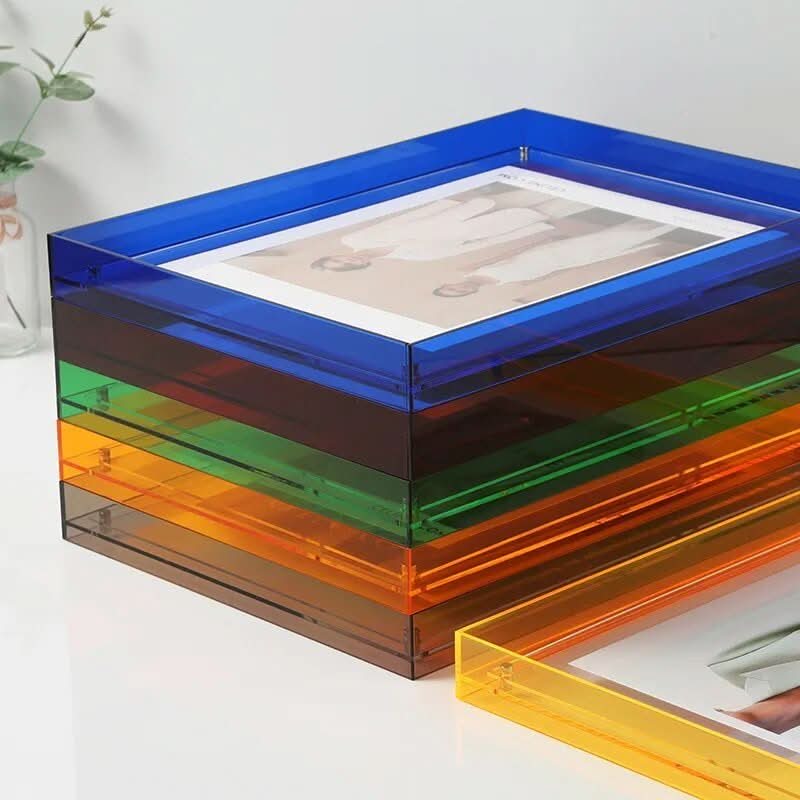 COLORFRAME – Kleurrijke Transparante Acryl Fotolijst Voor Levendige Herinneringen & Modern Interieur