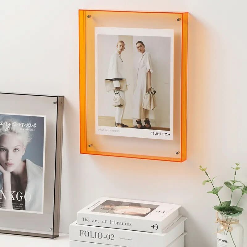 COLORFRAME – Kleurrijke Transparante Acryl Fotolijst Voor Levendige Herinneringen & Modern Interieur