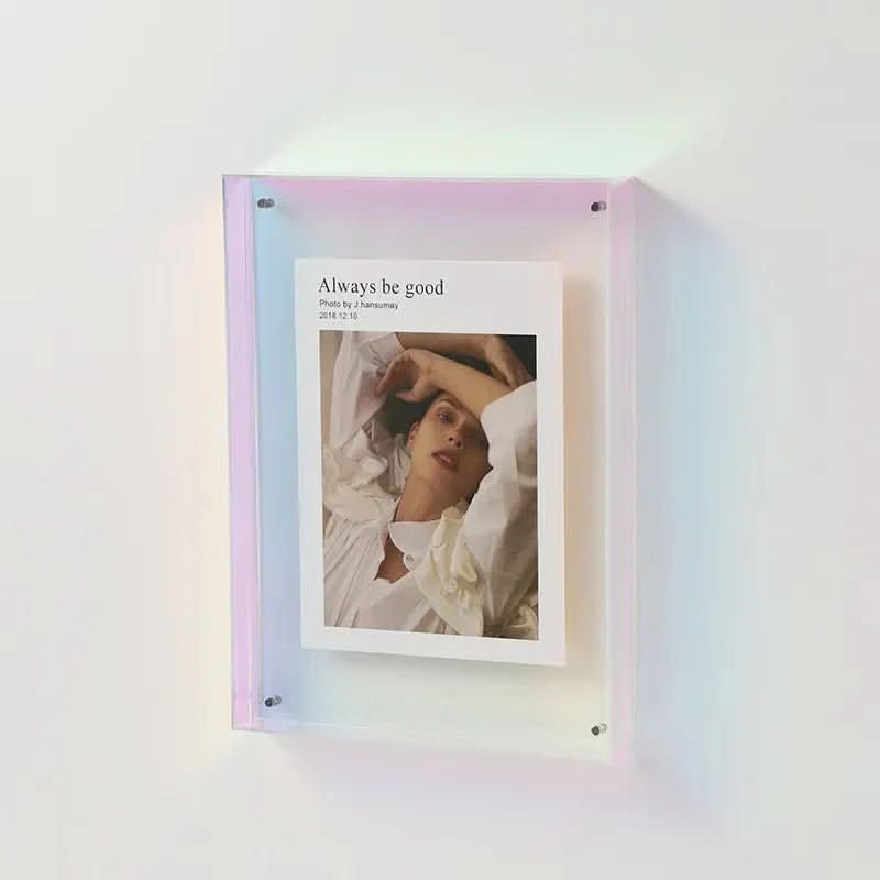 COLORFRAME – Kleurrijke Transparante Acryl Fotolijst Voor Levendige Herinneringen & Modern Interieur