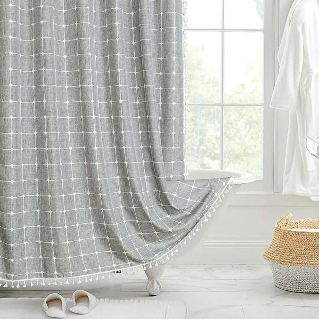 Bohemian Douchegordijn Met Kwastjes & Waterafstotend Design