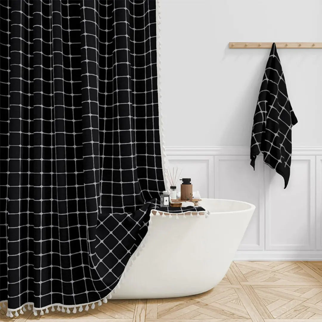 Bohemian Douchegordijn Met Kwastjes & Waterafstotend Design