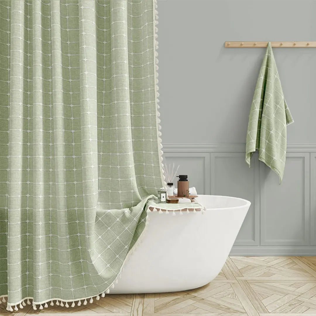 Bohemian Douchegordijn Met Kwastjes & Waterafstotend Design