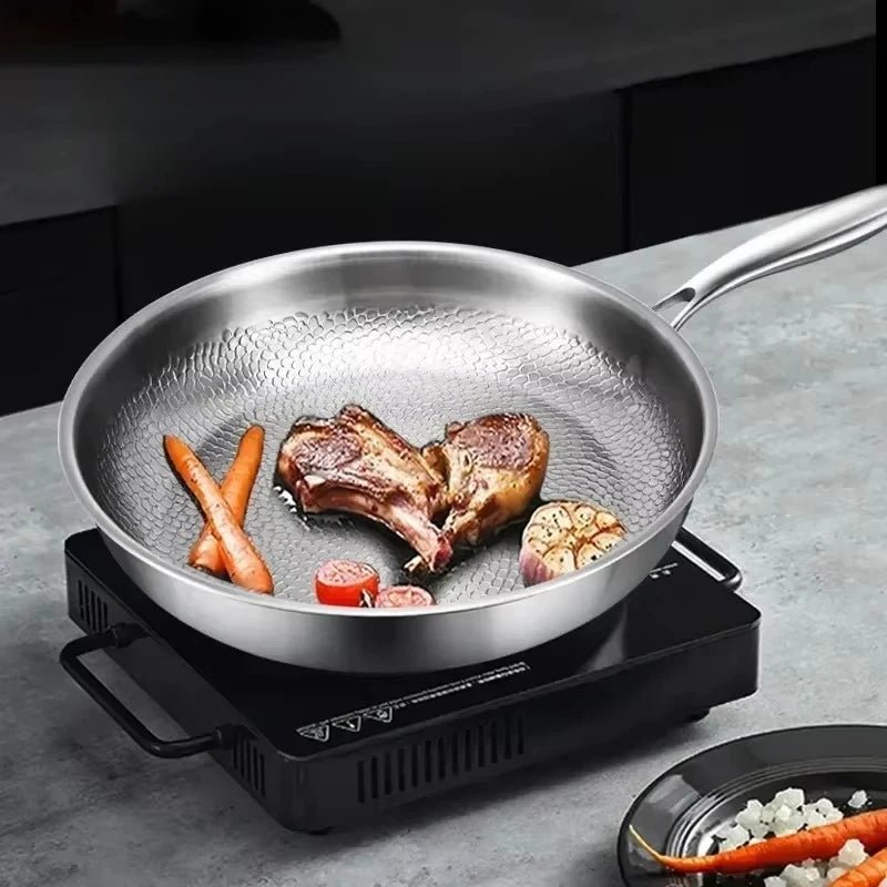 FORGEON – Titanium Gehamerde Anti-Aanbak Koekenpan Voor Inductie & Dagelijks Koken