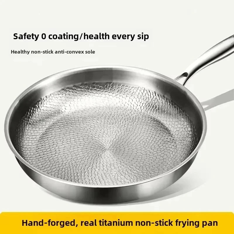 FORGEON – Titanium Gehamerde Anti-Aanbak Koekenpan Voor Inductie & Dagelijks Koken