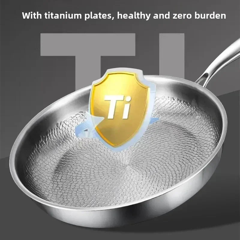 FORGEON – Titanium Gehamerde Anti-Aanbak Koekenpan Voor Inductie & Dagelijks Koken