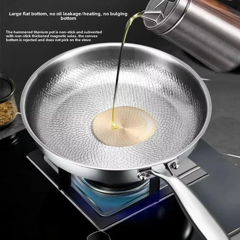 FORGEON – Titanium Gehamerde Anti-Aanbak Koekenpan Voor Inductie & Dagelijks Koken