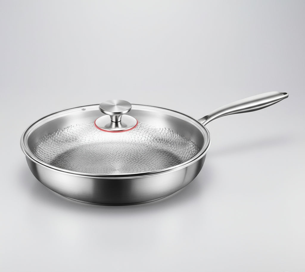 FORGEON – Titanium Gehamerde Anti-Aanbak Koekenpan Voor Inductie & Dagelijks Koken