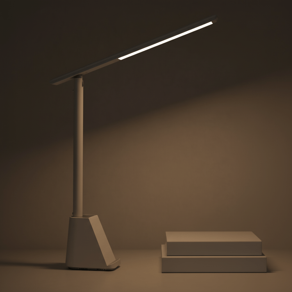 FOLDLITE – Opvouwbare LED Bureaulamp Met Batterij & Dimbare Verlichting Voor Slim Werken