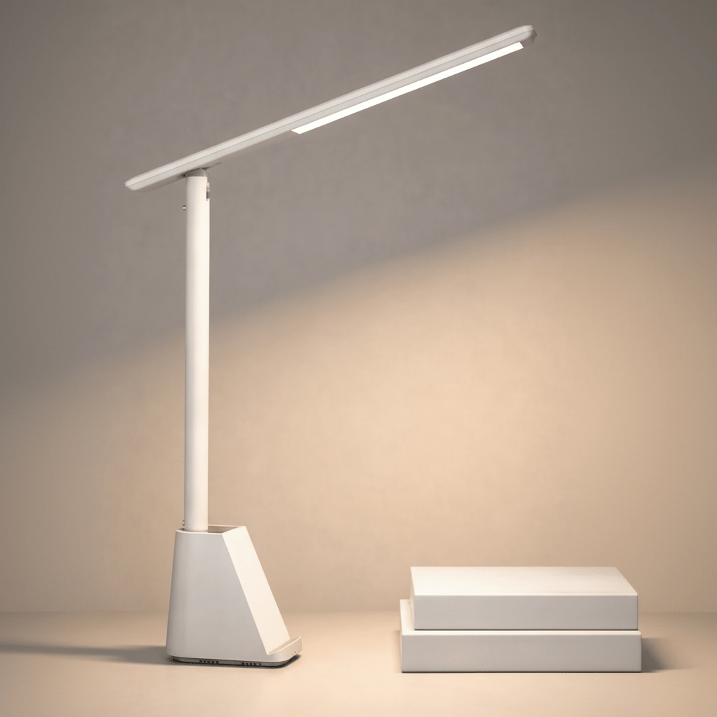 FOLDLITE – Opvouwbare LED Bureaulamp Met Batterij & Dimbare Verlichting Voor Slim Werken