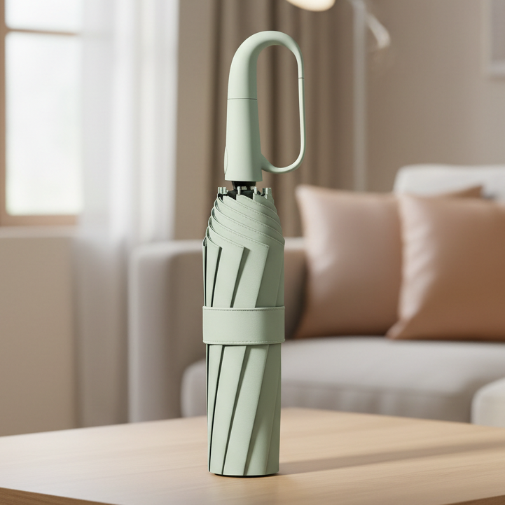 Compacte Stormparaplu Met Automatische Open/Sluitfunctie & Windbestendig Design