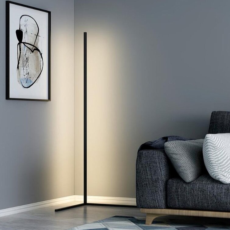 Slimme LED Corner Lamp – Minimalistische Staande Hoeklamp met Dimbare Verlichting