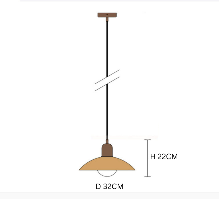 Bauhaus Macaron Hanglamp van Gekleurd Glas | Modern Design voor Keuken & Eetkamer