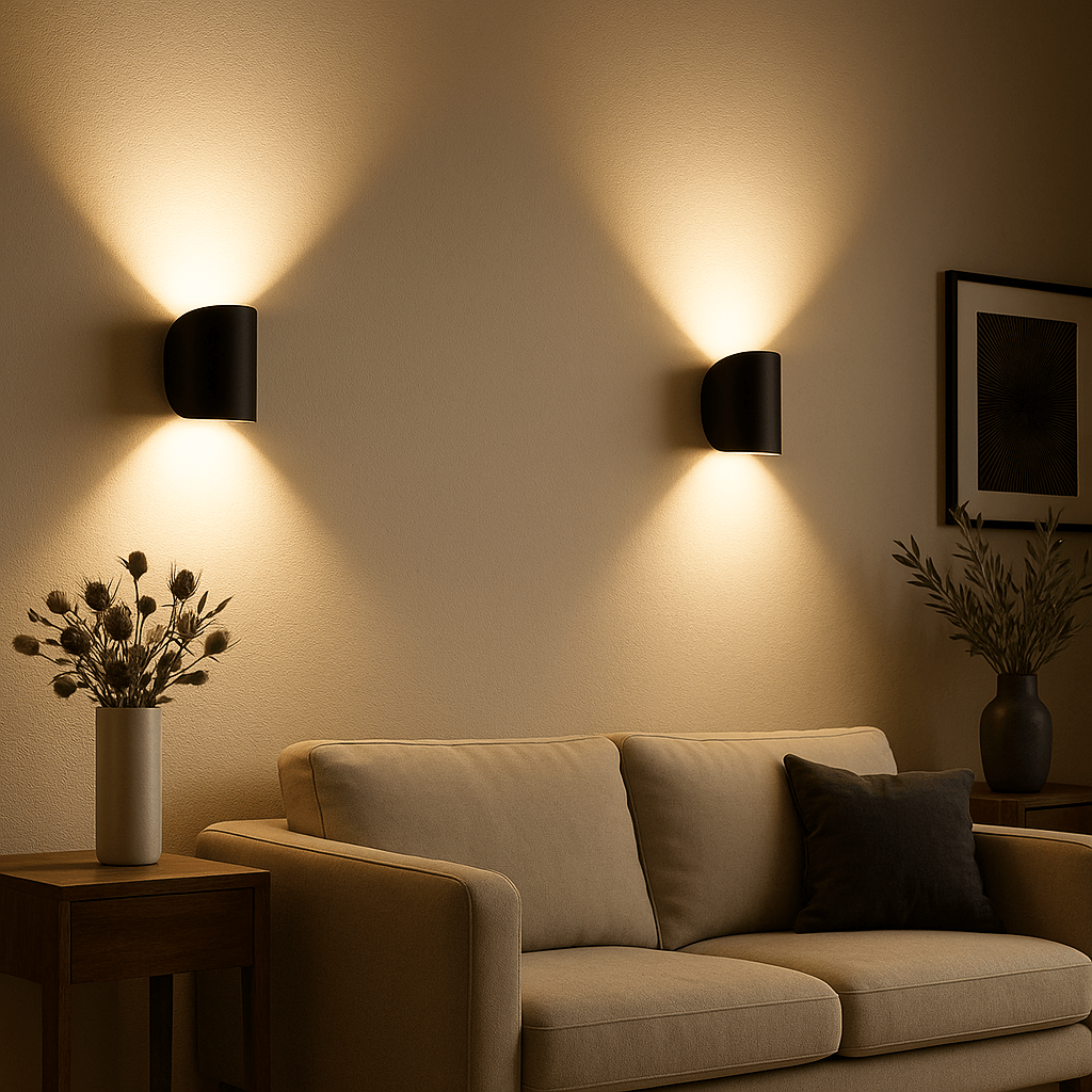 BRIGHTFLOW LED Wandlamp – Moderne En Energiezuinige Verlichting Voor Een Stijlvolle Woonkamer