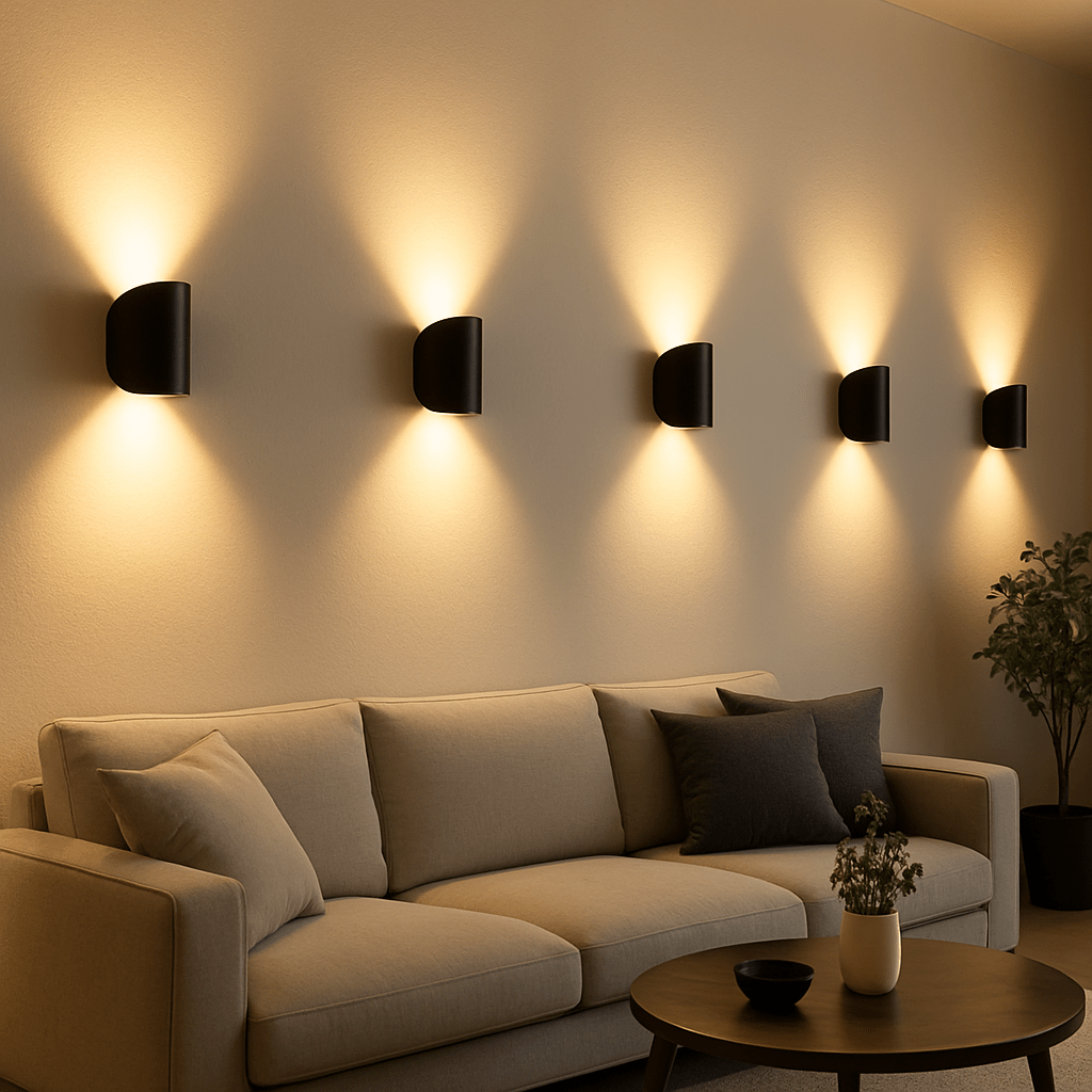 BRIGHTFLOW LED Wandlamp – Moderne En Energiezuinige Verlichting Voor Een Stijlvolle Woonkamer
