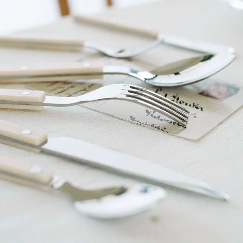 24-delig RVS Bestekset | Elegant Gegraveerd Voor 6 Personen