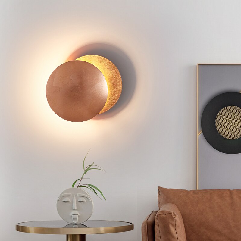Eclipsera - Zonne-Eclips Wandlamp - Elegant en Sfeervol Design