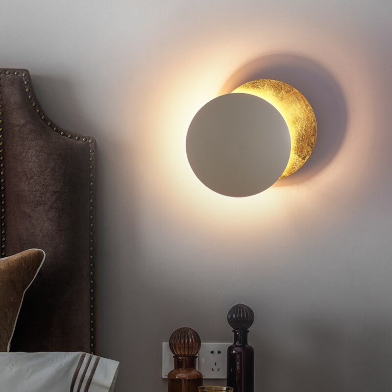 Eclipsera - Zonne-Eclips Wandlamp - Elegant en Sfeervol Design