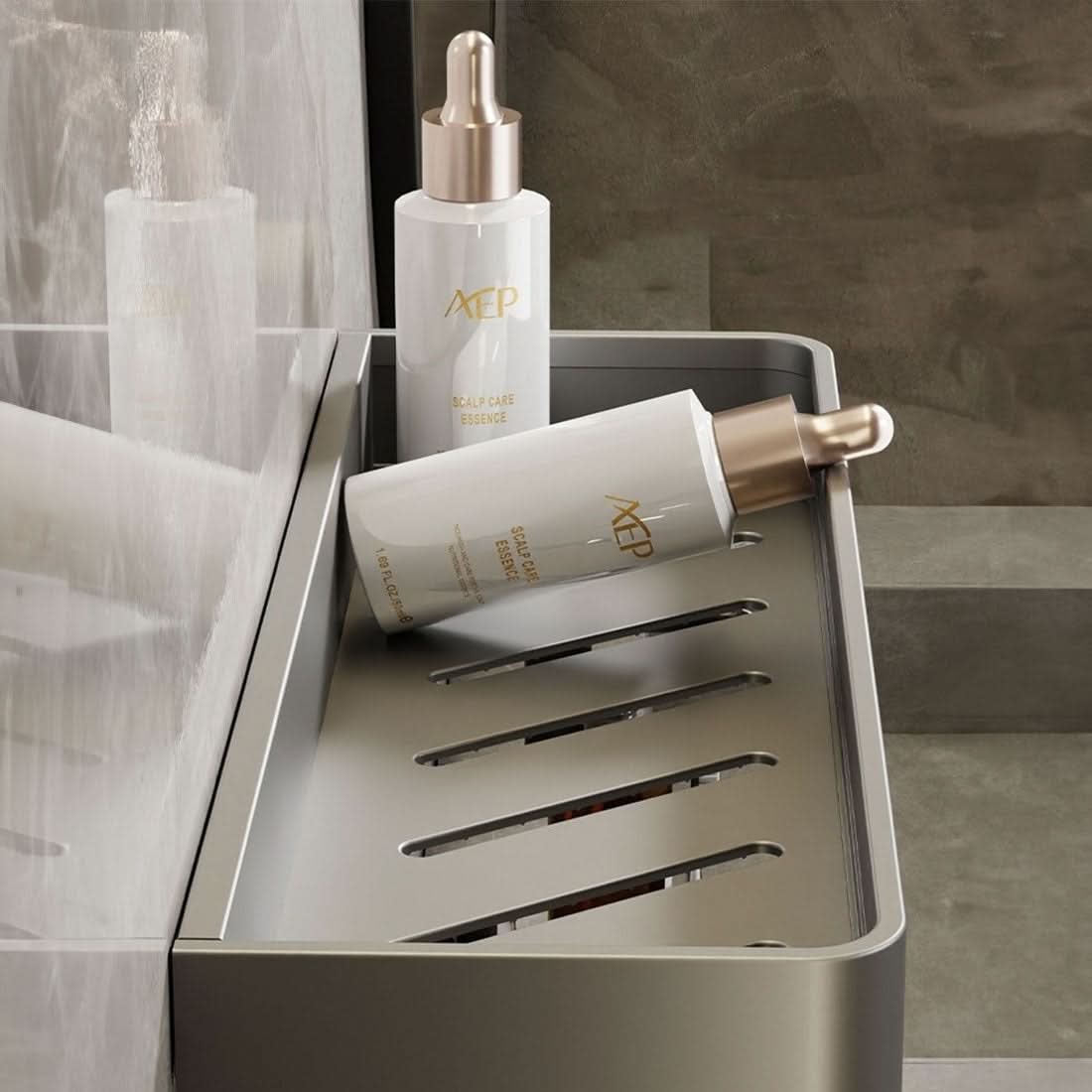 AquaShelf Badkamer Wandplank – Met Handdoekhouder En Zonder Boren Voor Een Strakke Look