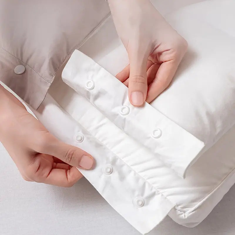 Ergonisch Kussen met Dubbele Laag – Comfort Voor Thuis & Reizen