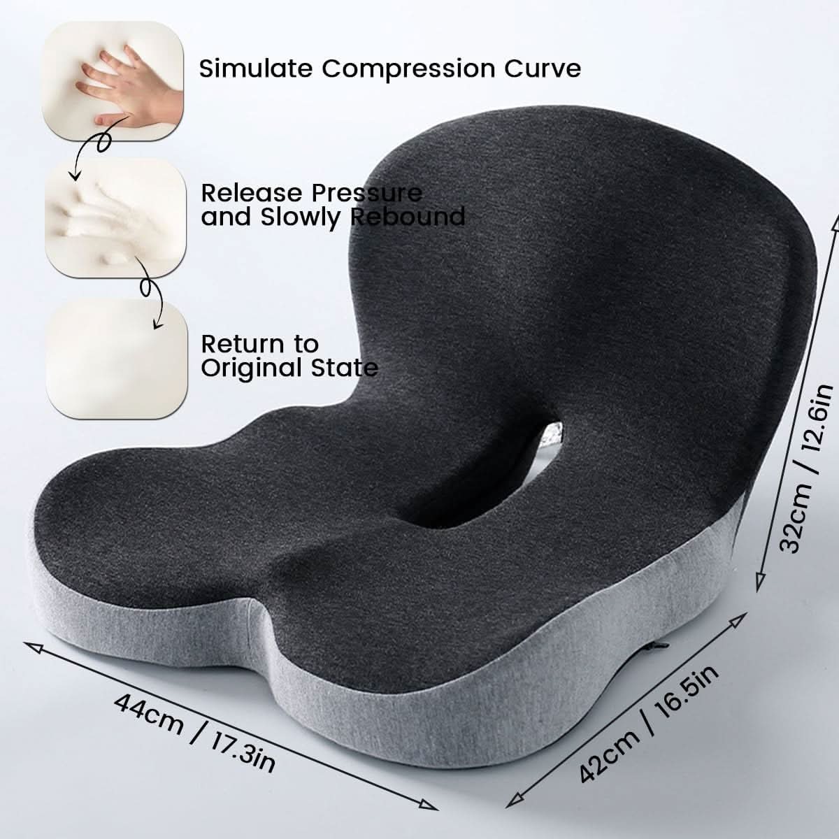 Ergonomisch Zitkussen Met Lendensteun | Comfortabel & Ondersteunend
