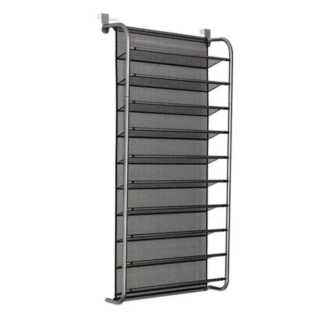 10-Laags Deur Schoenenrek Organizer Voor Maximale Ruimtebesparing