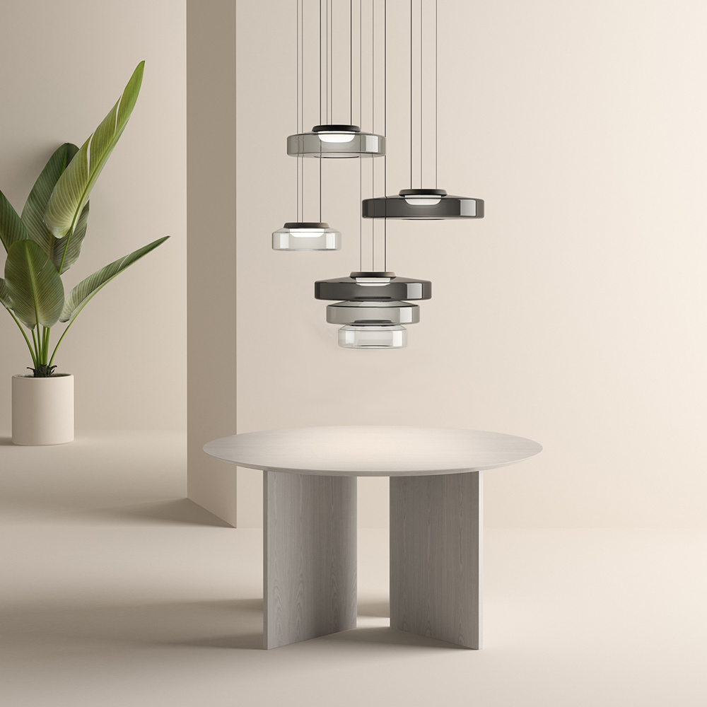 BauhausGlow - Glazen Hanglamp In Bauhaus-Stijl Met Warm Licht & Moderne Vormgeving