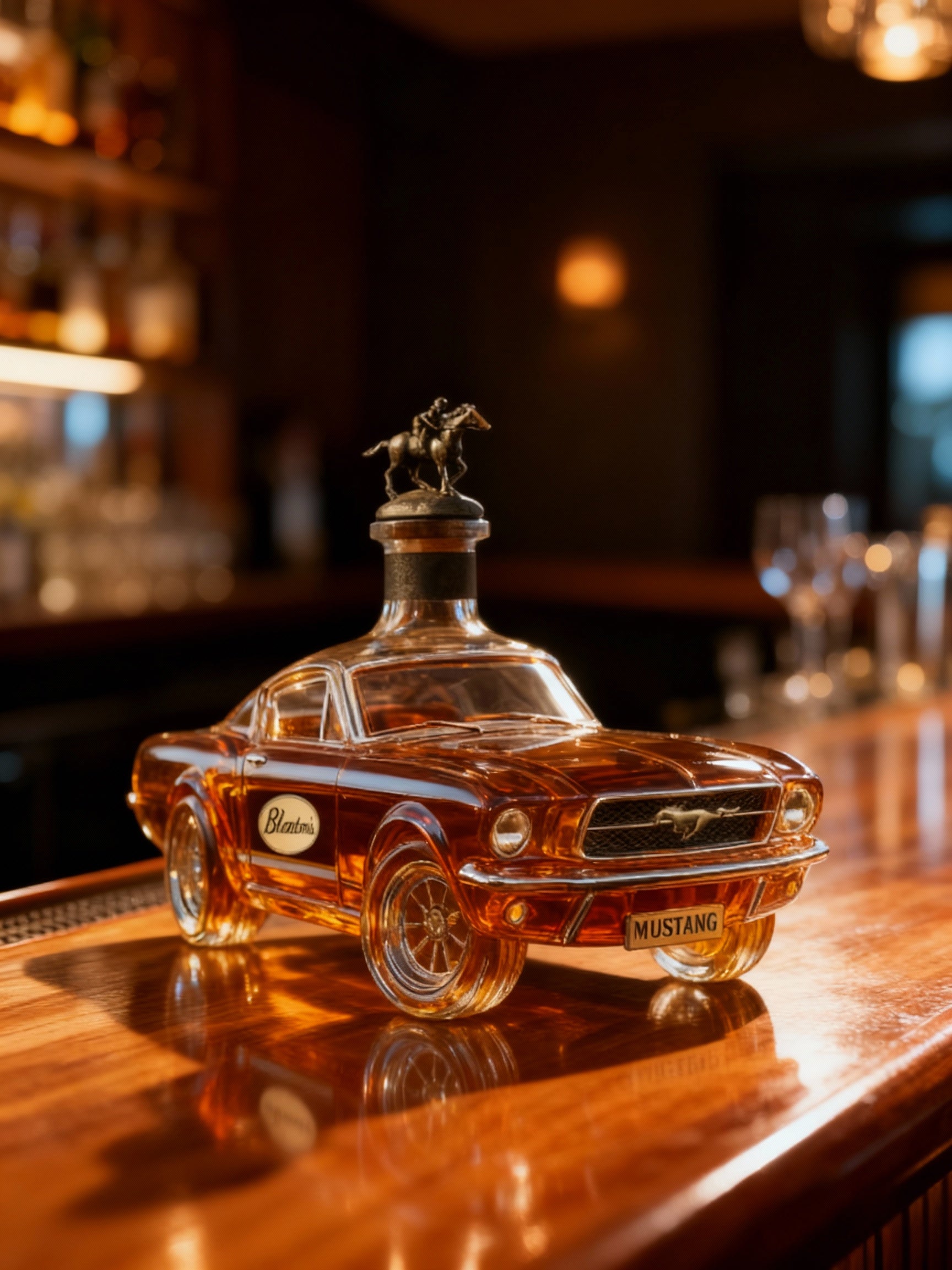Whisky Karaf – Uniek Mustang-Design voor Stijlvolle Home Bars